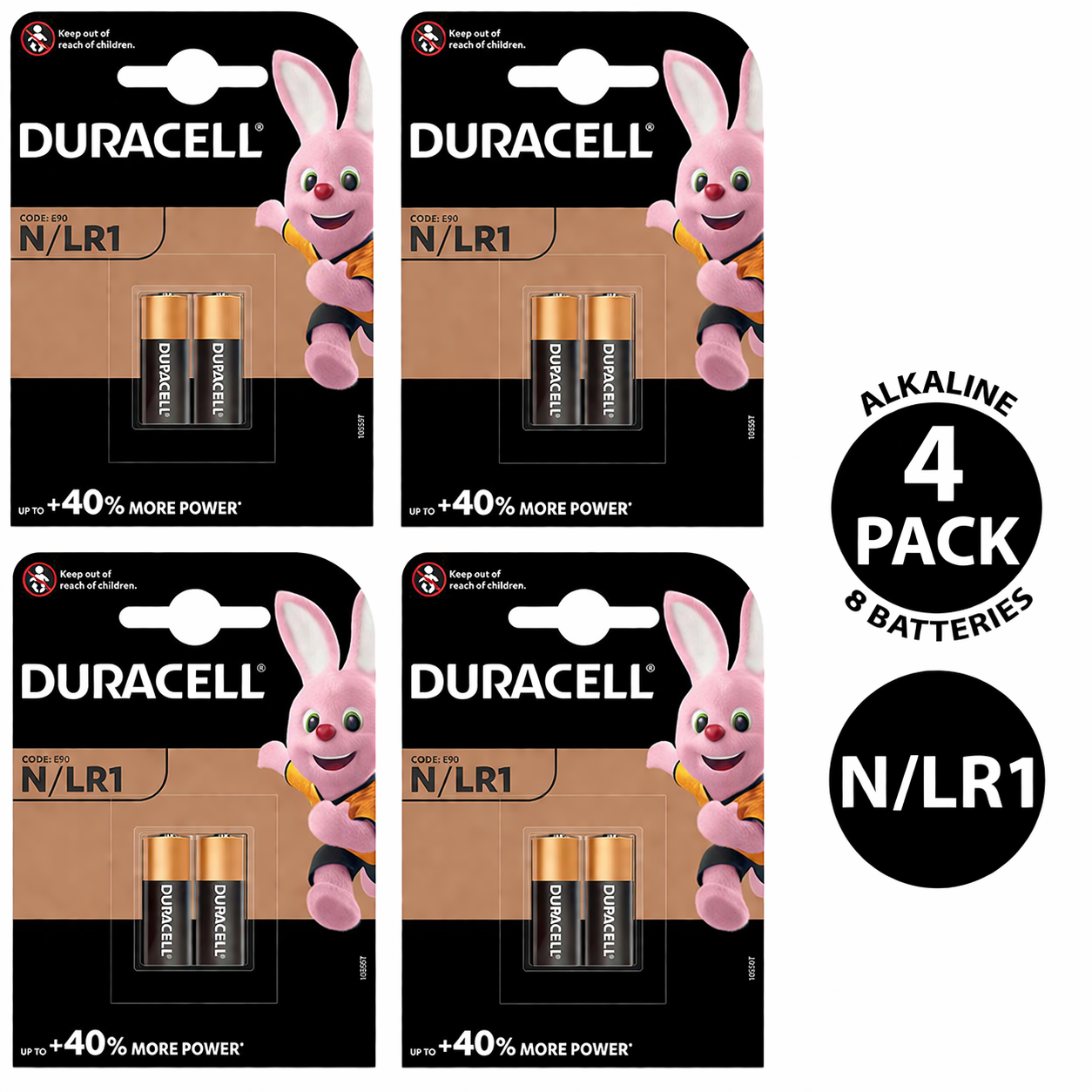 Duracell LR1 MN9100 1.5V Alkaline N-Size Battery