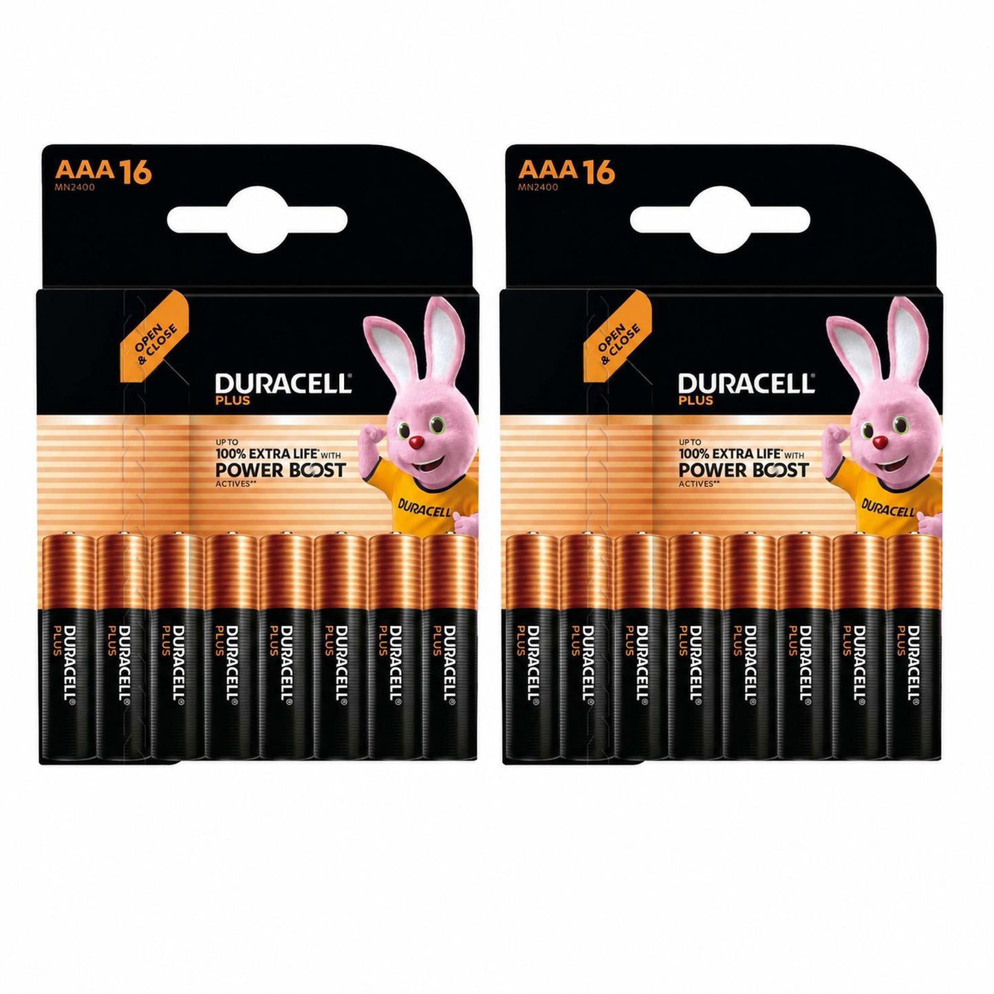 Duracell AAA Alkaline Batteries LR03 1.5V – Pack of 32
