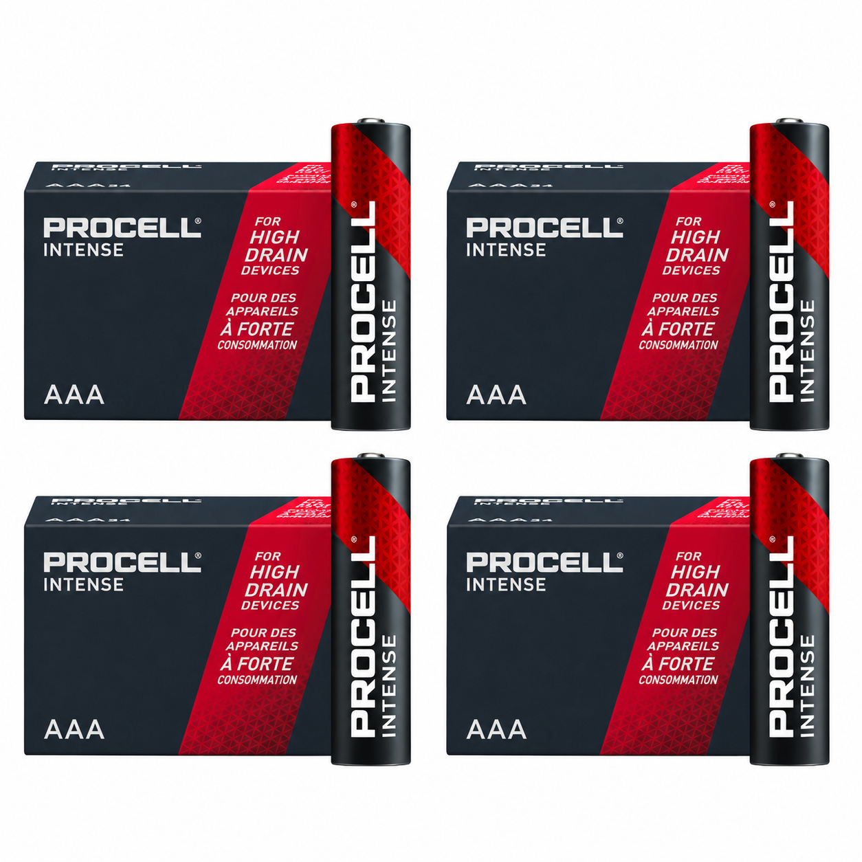 Duracell Procell Intense AAA 1.5V Alkaline LR03 Battery – Pack of 40
