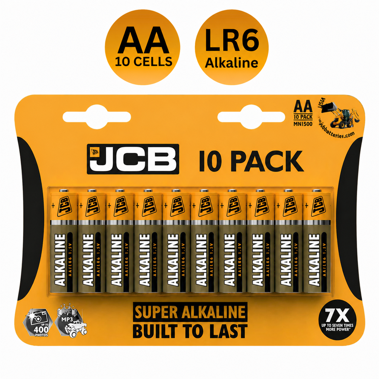 JCB AA 1.5V Super Alkaline LR6 Battery