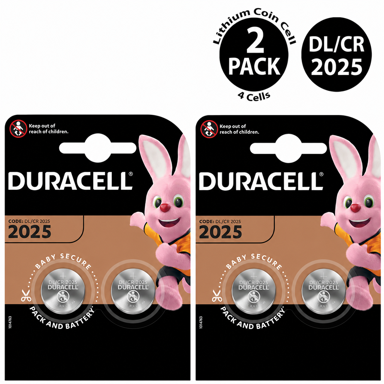 Duracell CR2025 3V Lithium Coin Cell Battery