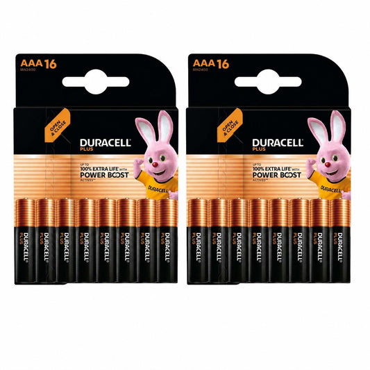 Duracell AAA Alkaline Batteries LR03 1.5V – Pack of 32
