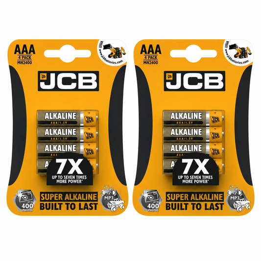 JCB AAA 1.5V Super Alkaline LR03 Battery – Pack of 8