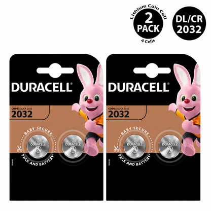 Duracell CR2032 3V Lithium Coin Cell Battery