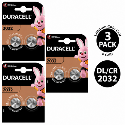 Duracell CR2032 3V Lithium Coin Cell Battery