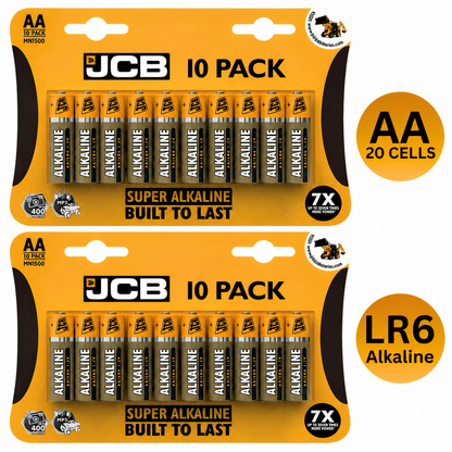 JCB AA 1.5V Super Alkaline LR6 Battery