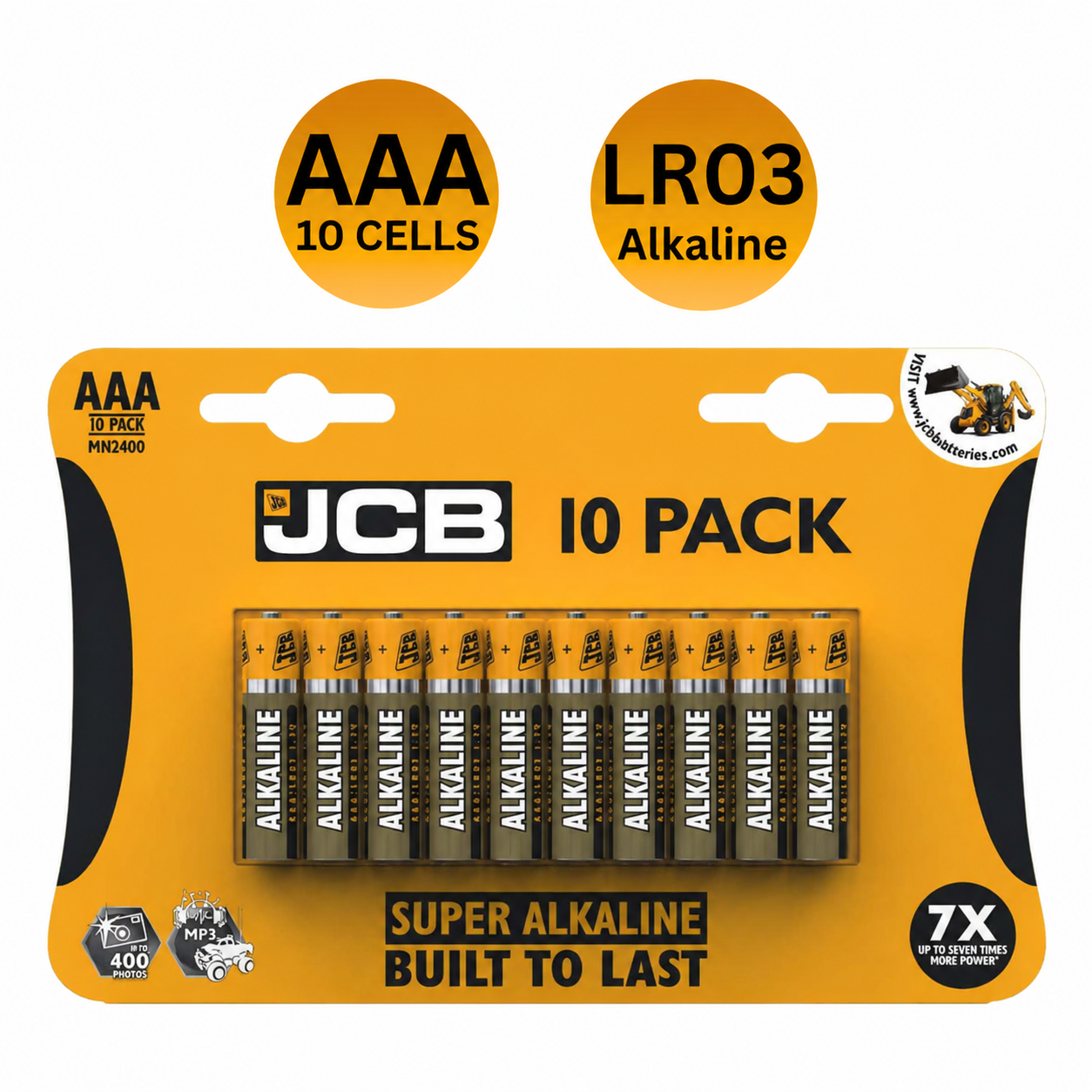 JCB AAA 1.5V Super Alkaline LR03 Battery