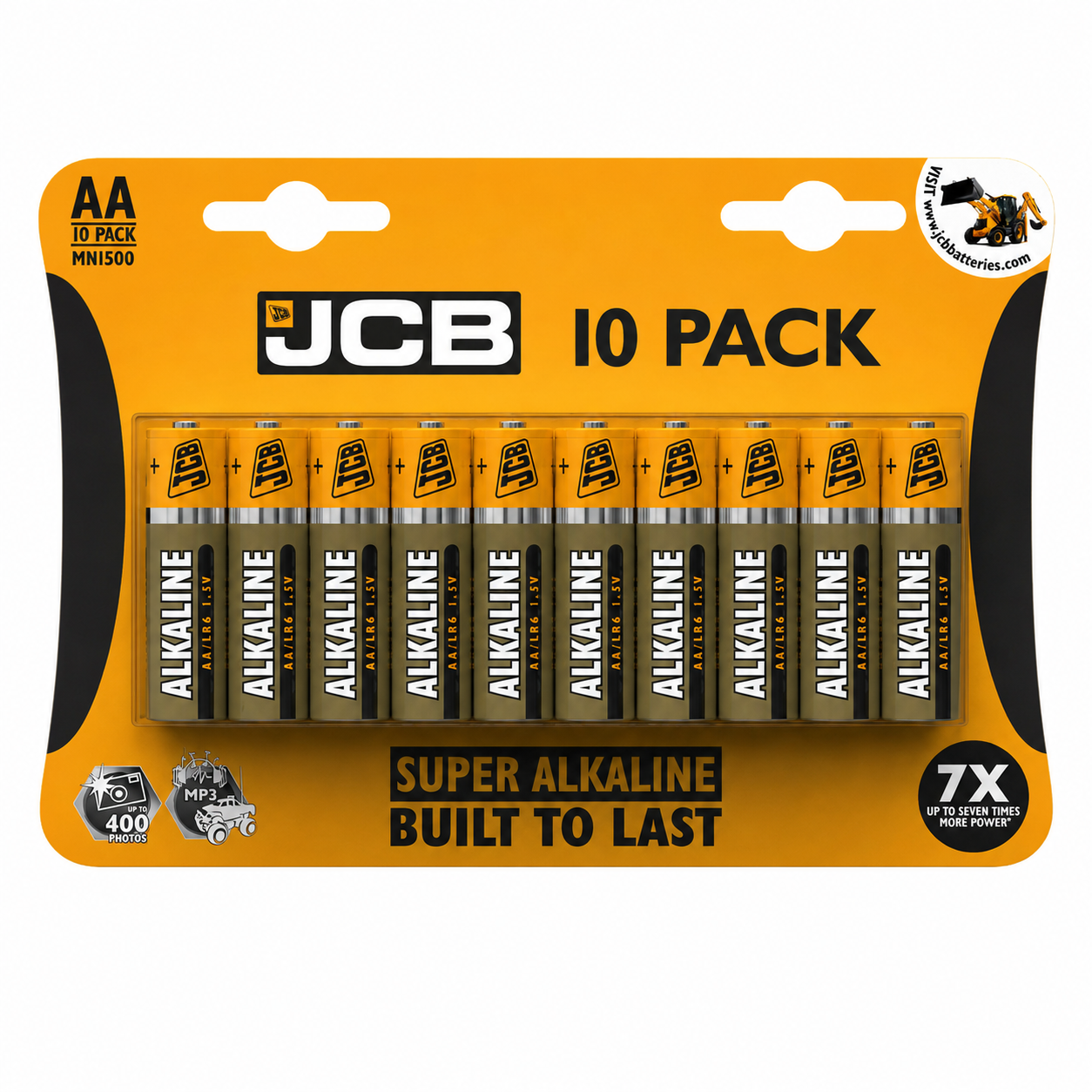 JCB AA 1.5V Super Alkaline LR6 Battery