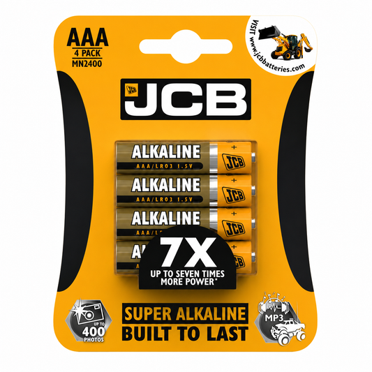 JCB AAA 1.5V Super Alkaline LR03 Battery – Pack of 4
