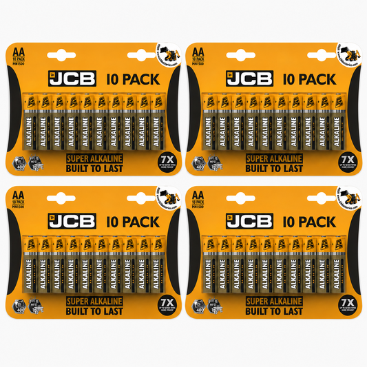 JCB AA Super Alkaline Battery – Pack of 40