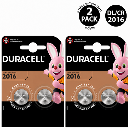 Duracell CR2016 3V Lithium Coin Cell Battery