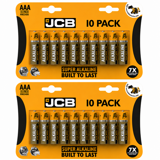 JCB AAA Super Alkaline Battery – Pack of 20