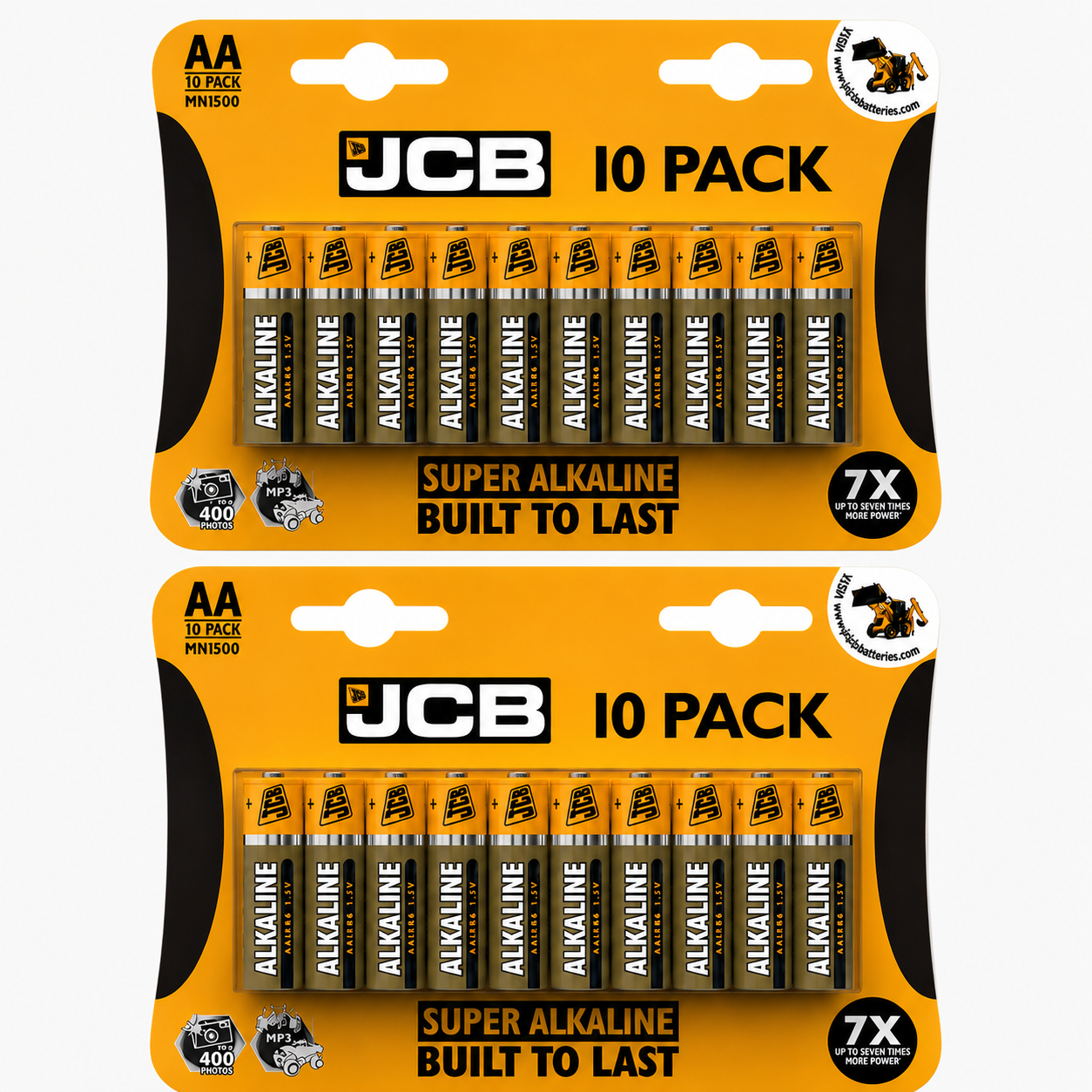 JCB AA Super Alkaline Battery – Pack of 20